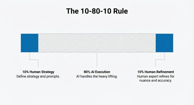 The 10-80-10 Rule: How Professionals Use Generative AI for Humanitarian Work