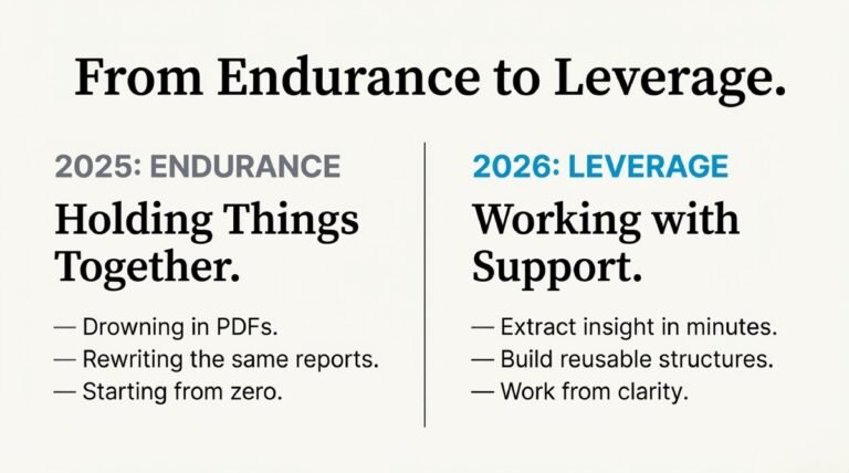 AI Leverage 2026: From Endurance to Leverage in Humanitarian Work