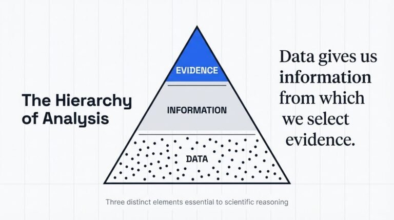 Data, Information, Evidence: The Architecture of Analytical Proof