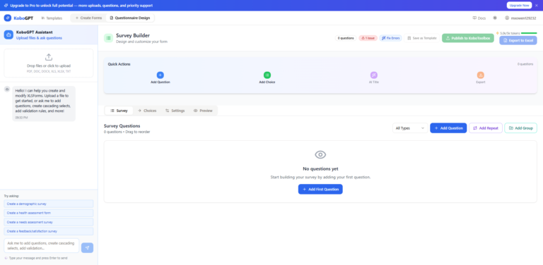 How to Create an XLSForm in Minutes with AI (No Code)